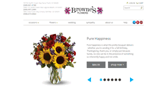 Desktop Screenshot of brownesflowers.com